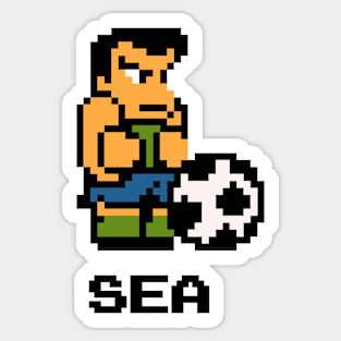 8-Bit Soccer - Seattle Sticker